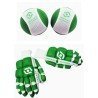 PACK GLOVES AND KNEE PAD HOCKEYPLAYER FABRIC