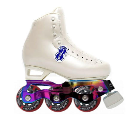 RISPORT AMBRA WITH STD STARLIGHT INLINE FIGURE SKATES