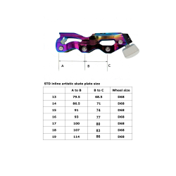 PATIN COMPLETO RISPORT VENUS CON STARLIGHT INLINE FIGURES SKATE