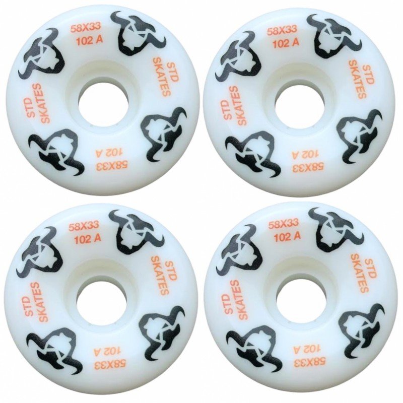 STD PARK WHEELS 57X32MM 97A NO CORE (4 PACK)