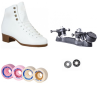 SKATES FOR FIRST LESSONS STD HARRIER+ARDAL/ORSTER+WHEELS AND BEARINGS