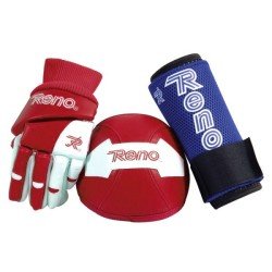 SET OF RENO HOCKEY PLAYER GUARDS