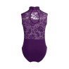 HEGHERFEL - SLEEVELESS LYCRA LEOTARD WITH TULLE