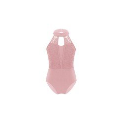 HEGHERFEL - BODY IN LYCRA SENZA MANICHE CON TULLE