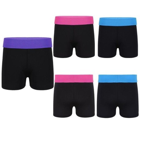 HEGHERFEL – LYCRA-SHORTS MIT FARBIGEM BUND