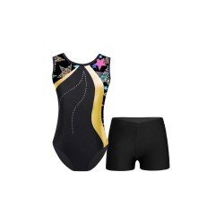 HEGHERFEL - BODY/MAILLOT SENSE MÀNIGUES I SHORTS DE PATCHWORK