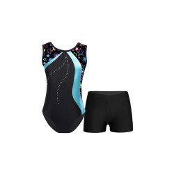 HEGHERFEL - BODY/MAILLOT SENSE MÀNIGUES I SHORTS DE PATCHWORK