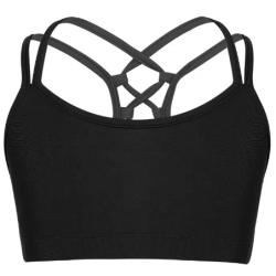 HEGHERFEL - REGGISENO/TOP IN LYCRA CON SPALLINE PER LO SKATING