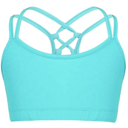 HEGHERFEL - REGGISENO/TOP IN LYCRA CON SPALLINE PER LO SKATING