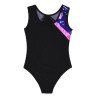 HEGHERFEL - BODY/MAILLOT SENSE MÀNIGUES DE PATCHWORK  METALLIC